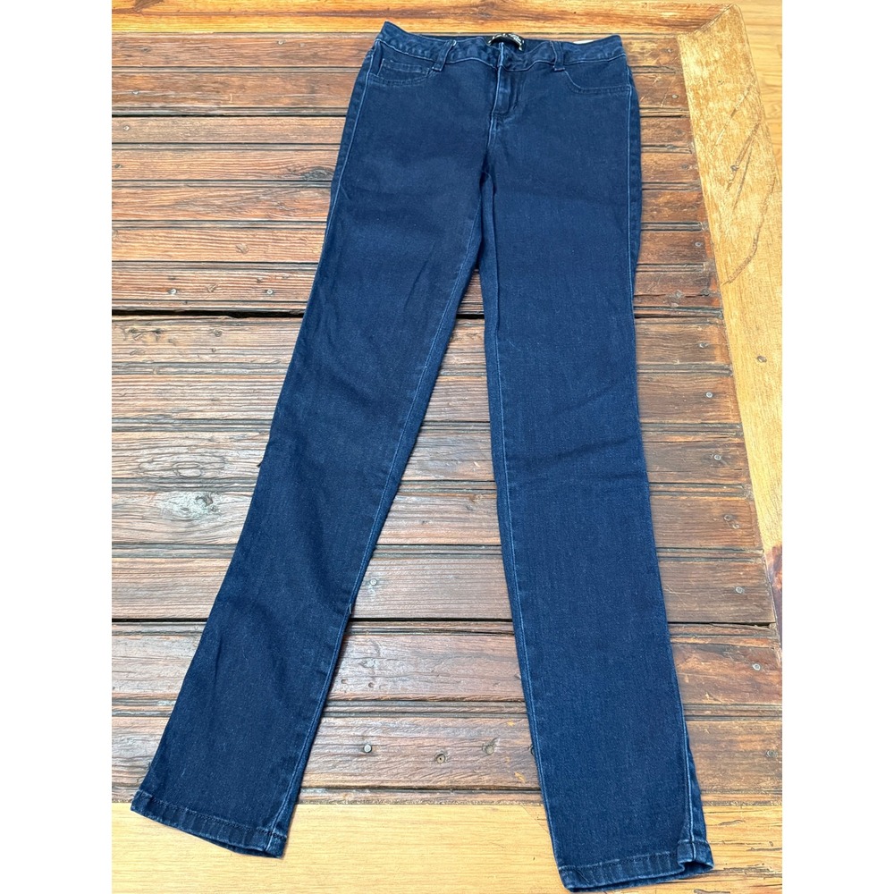 l.e.i. Ashley Trouble Skinny Jeans Dark Wash Olympia LJ20566S 7 Regular Y2K